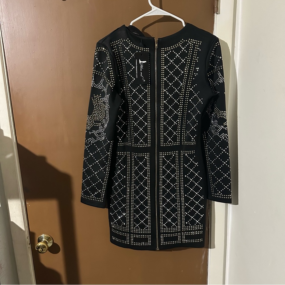 Embezzled Bodycon Dress